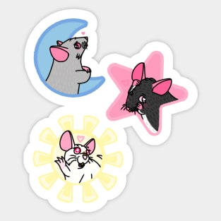 Love Idol Star Rats (Full Color Version) Sticker